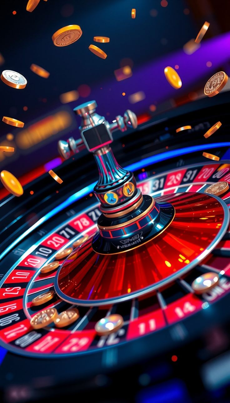 Medusa II roulette table with spinning wheel and betting layout